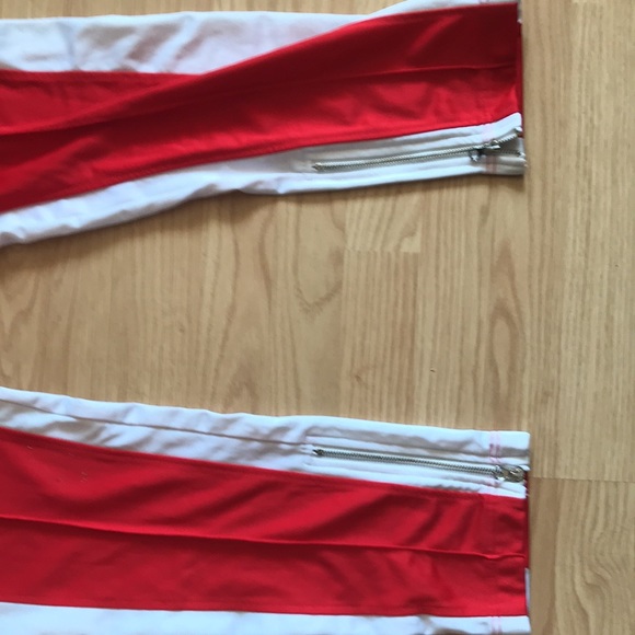 Red & White Trackpants - Picture 3 of 3